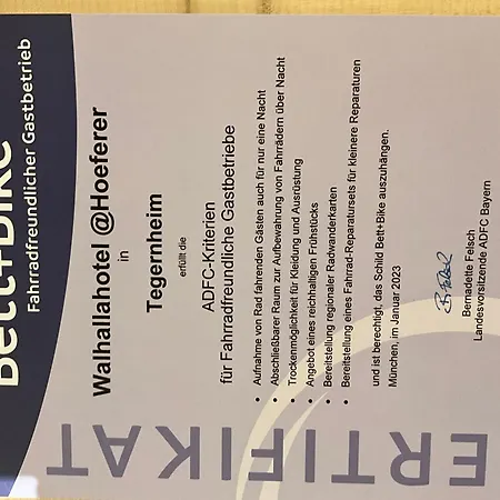 ホテル Walhalla Regensburg Hoeferer 4 Sterne Superior 4*